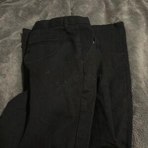 Men’s black slacks